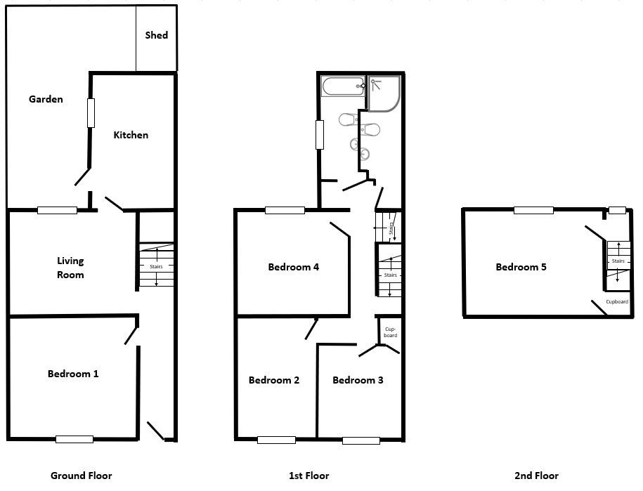 8 Alvin Street, Gloucester, GL1 3EN, 5 Bedrooms Bedrooms, ,2 BathroomsBathrooms,Student,Student house,Alvin Street,1073